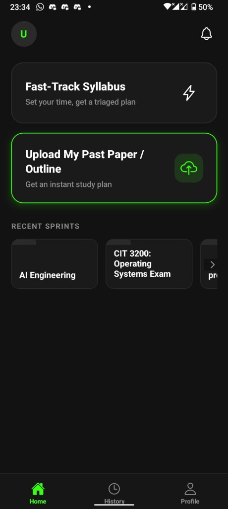 Studrush Fast-Track and Syllabus Home Screen on Google Play
